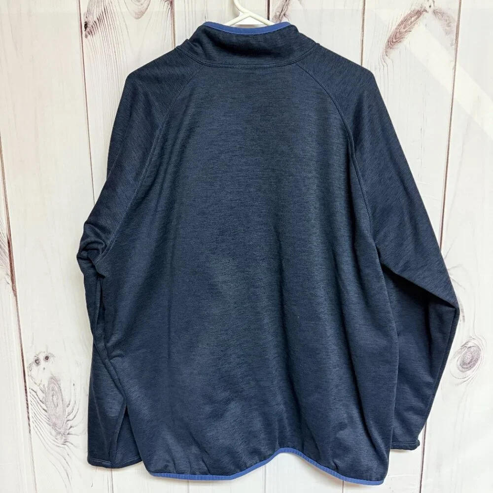 The North‎ Face Canyonlands Full Zip Fleece XXL Blue Heather EUC